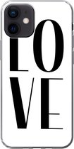 Coque iPhone 12 - Amour - Citation - Minimalisme - Siliconen