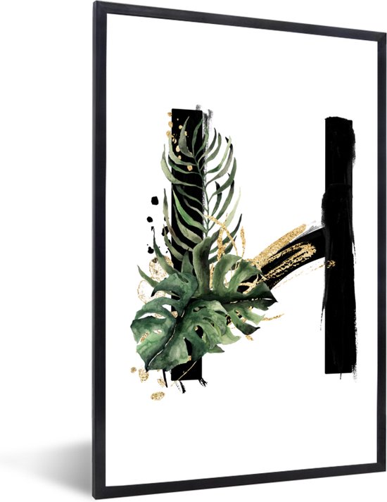 Lettre Jungle H 60x90 cm