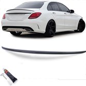 Spoiler geschikt voor Mercedes C-Klasse W205 Sedan 2014-2019 glans zwart