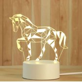 Bixorp - Driedimensionale Nachtlamp Paard