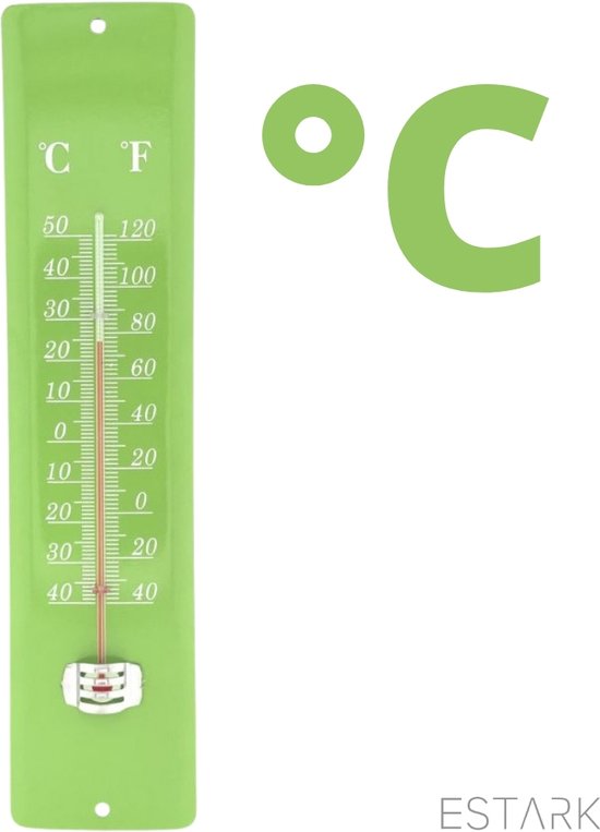 ESTARK Buitenthermometer Binnenthermometer - Metalen Binnen Buiten Thermometer -... |