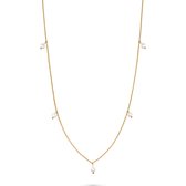 CHRIST Dames-Ketting 375 Geelgoud Zoetwaterparel One Size 88306481