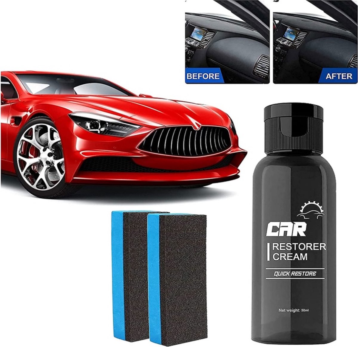 BG4U - Interieur Reiniger Auto - Dashboard Cleaner - Plastic Reiniger Auto - All Surface Cleaner - 100ML – foto 2