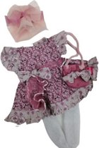 babypopkleding Colette meisjes textiel roze