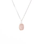 Lunar Wolff - Stone of Love - Edelsteenketting - Rose Quartz - Silver