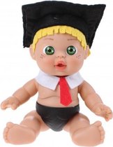 babypop professor 19 cm meisjes zwart