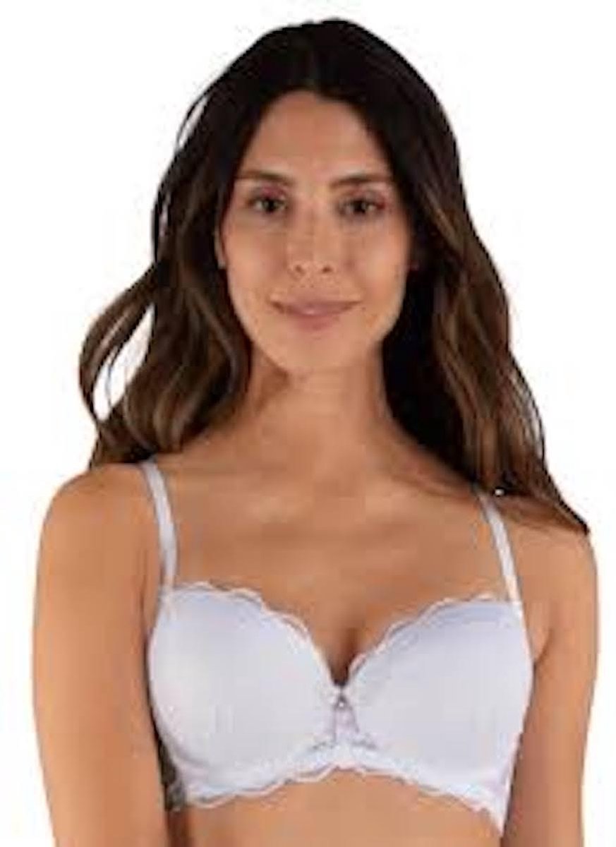 Naturana padded beugel BH wit