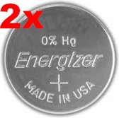 Energizer 392 / 384  SR736 zilveroxide knoopcel horlogebatterij 2 (twee) stuks