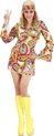 Widmann - Hippie Kostuum - Hippie - Meisje Vrouw - Multicolor - Small - Carnavalskleding - Verkleedkleding