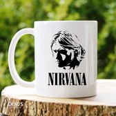 Nirvana- Customized mokken en bekers - mokken met tekst - mokken - bekers - cadeautje - cadeau voor vrouw - cadeau vor man - keramiek servies - cadeautje voor haar - cadeautje voor hem