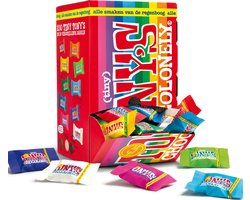 Tony's Chocolonely Tiny Tony's Chocolade Mix - Mix van 10 Chocoladesmaken - Verjaardag Cadeau voor Vrouw of Man - 100 Mini Chocolaatjes Belgische Fairtrade Chocola 900 gram - Geschenkset voor Hem of Haar Tony's Chocolonely Tiny Tony's Chocolade Mix - Mix van 10 Chocoladesmaken - Verjaardag Cadeau voor Vrouw of Man - 100 Mini Chocolaatjes Belgische Fairtrade Chocola 900 gram - Geschenkset voor Hem of Haar