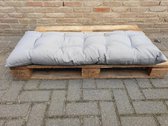 Palletkussen type "Layla" Dark Grey | Afmetingen 48 x 120 cm