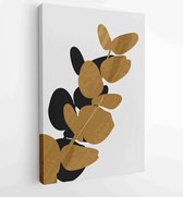 Canvas schilderij - Abstract Plant Art design for print, cover, wallpaper, Minimal and natural wall art. Vector illustration. 1 -    – 1814260232 - 40-30 Vertical