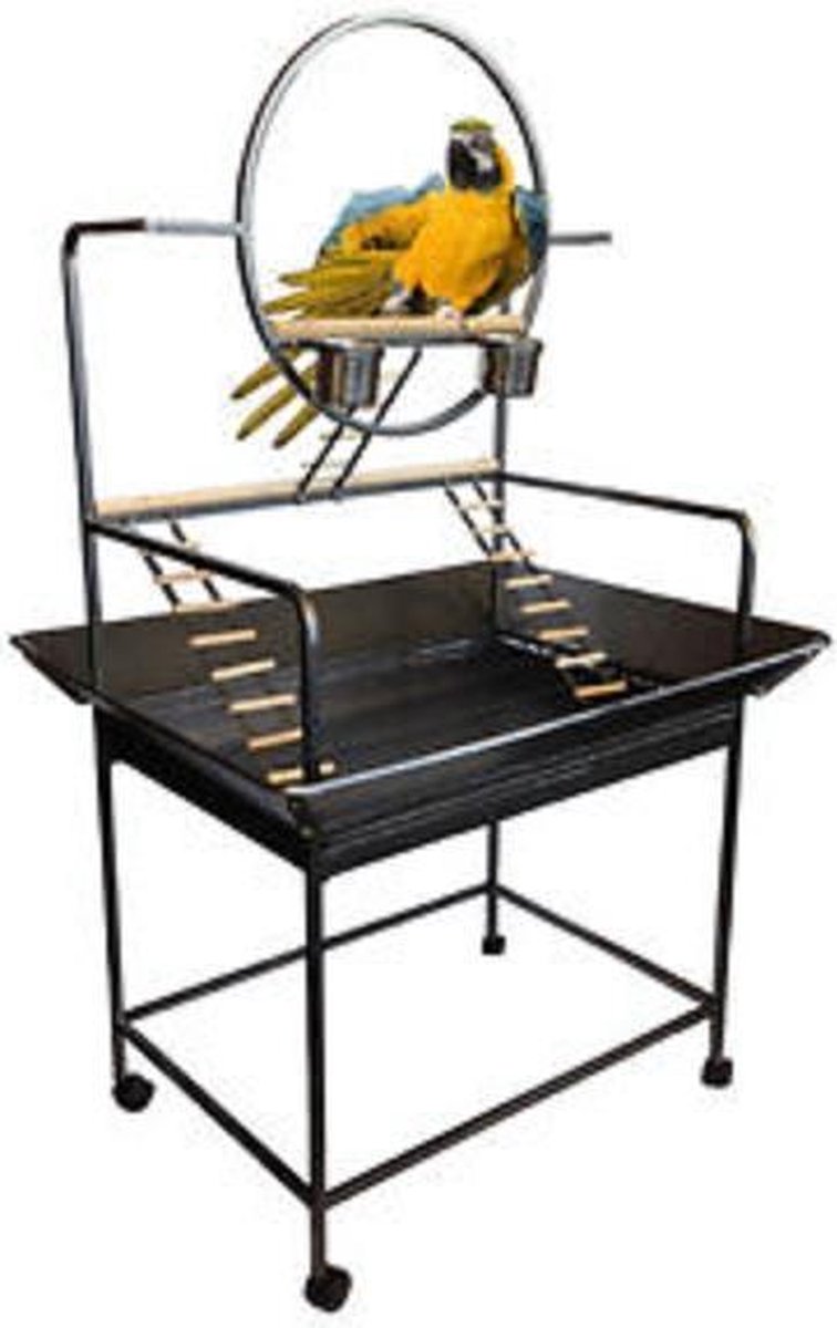 Topmast Papegaaienstandaard Rio Zwart 74 x 104 x 157 cm