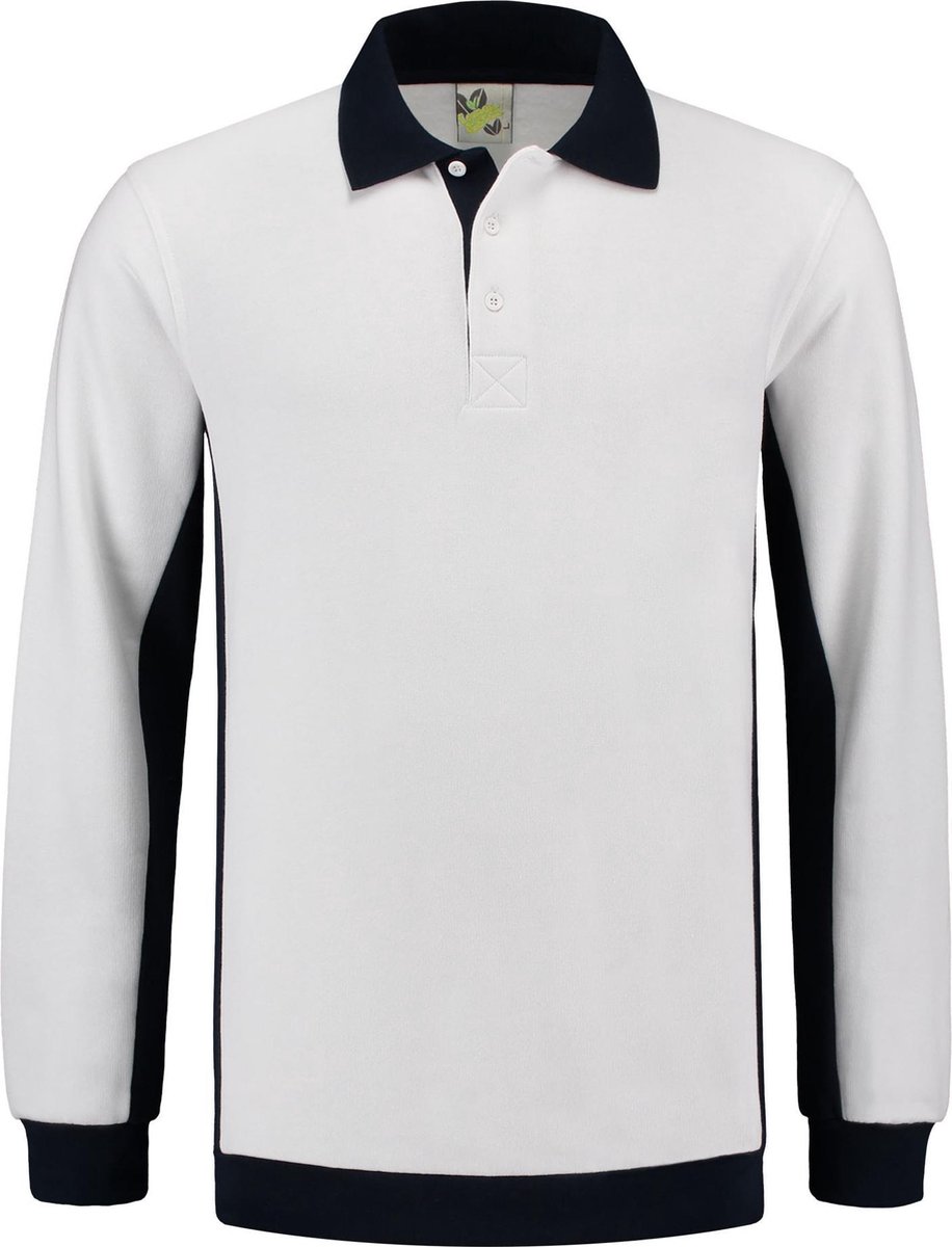 Lemon & Soda 4700 Unisex Regular Fit Polosweater-Pearl Grey/BK-M