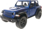 jeep Wrangler jongens pull-back 15 cm staal blauw