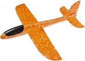 Werpvliegtuig 47 x 49 cm oranje