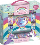 stickerbox Unicorn 21,5 cm meisjes 2000 stuks