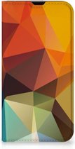 Smartphone Hoesje iPhone 13 Pro Leuk Book Case Polygon Color