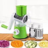 Groenterasp - Trommelrasp - Multifunctionele groentesnijder - 3 in 1 - Uiensnijder - Groentesnijder - Avocadosnijder - Dunschiller