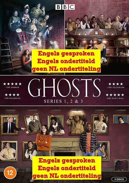 Ghosts S1-3 (DVD)