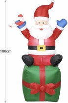 Offerroo - Kerstman - Kerstman opblaas pop 180CM - Kerst - opblaaspop - Kerst decoratie - kerstverlichting