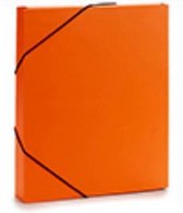 elastomap A4 23,5 x 32 cm karton oranje