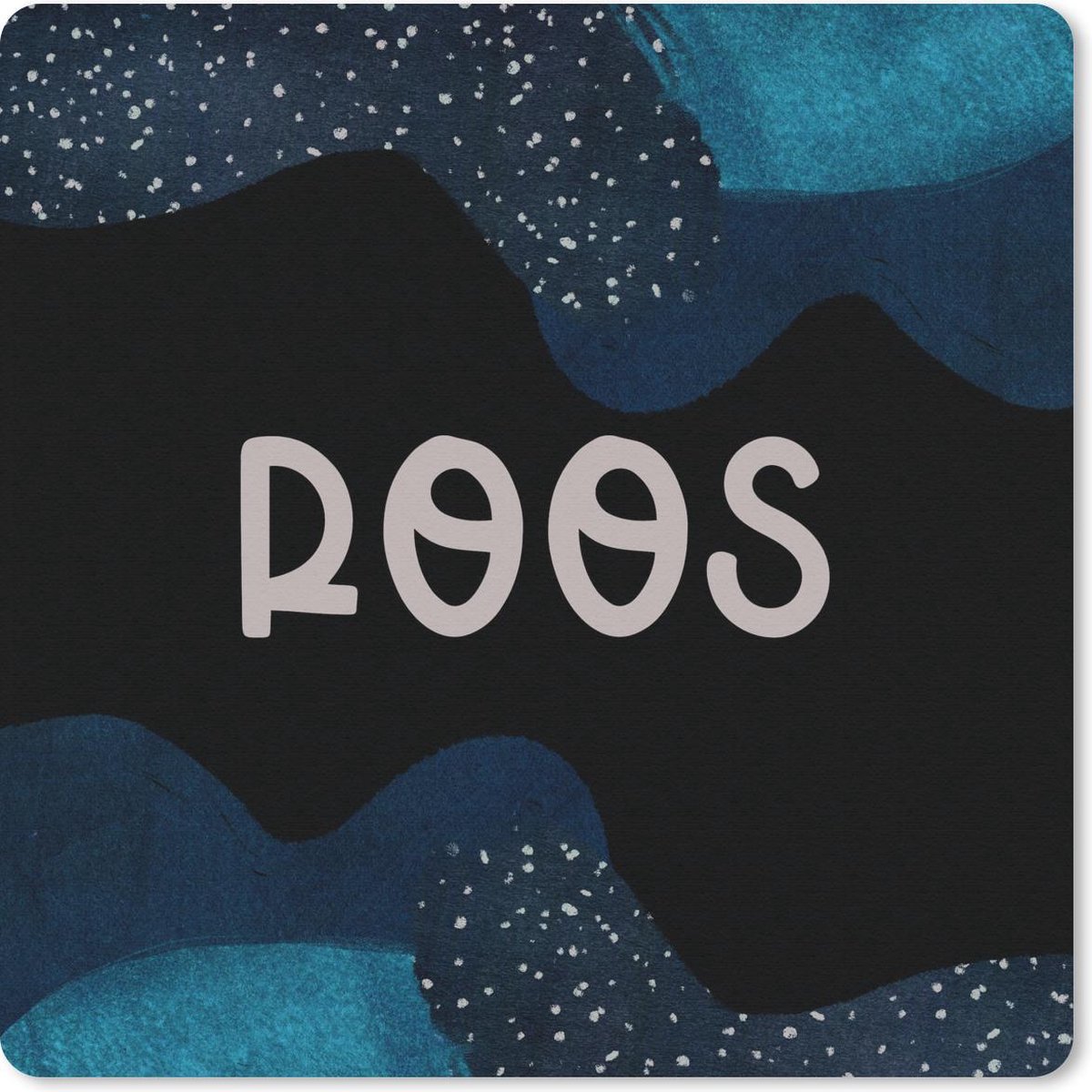 Muismat 20x20 cm - Mousepad Roos - Pastel - Meisje - Muismatten