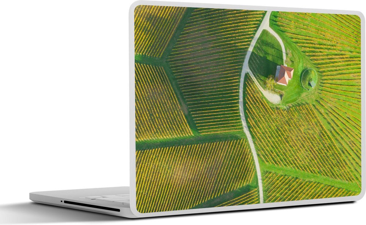Afbeelding van product SleevesAndCases  Laptop sticker - 17.3 inch - Zomer - Groen - Landschap