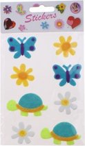 stickers schildpad 8 stuks