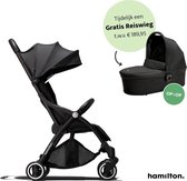 Hamilton One Sport R1 Stroller – Kinderwagen - Magicfold technologie – Buggy – Grijs + Hamilton Seatliner - Inlegkussen t.w.v. €39,95