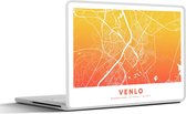 Autocollant pour ordinateur portable - 13,3 pouces - Plan de la ville - Venlo - Oranje - Jaune - 31x22,5 cm - Autocollants pour ordinateur portable - Skin pour ordinateur portable - Couverture
