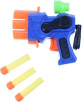 X-Sight foam blaster met darts 14 cm blauw
