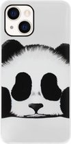 ADEL Siliconen Back Cover Softcase Hoesje Geschikt voor iPhone 13 Mini - Panda