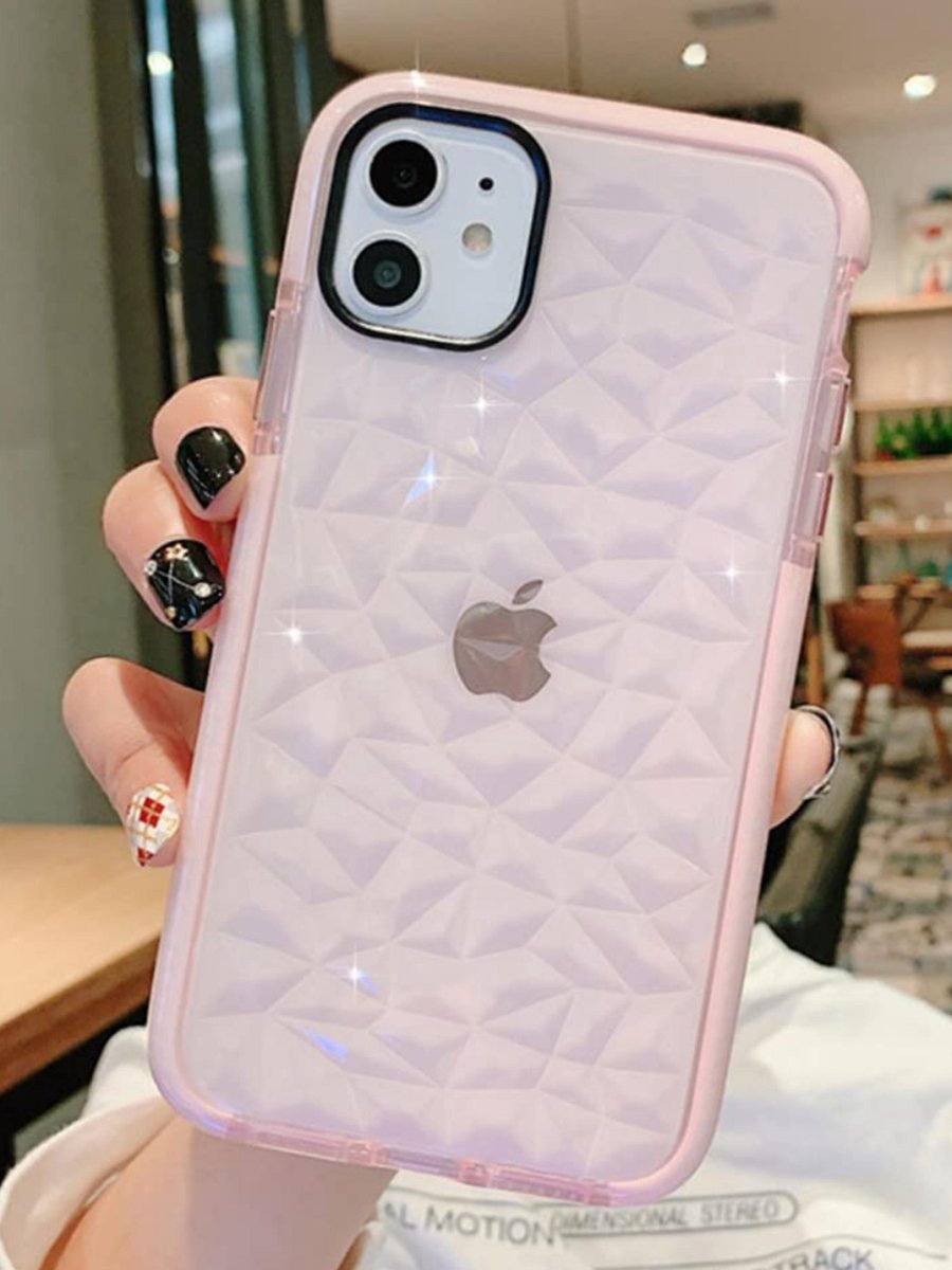 iPhone Xs Max Telefoon Hoesje - Shock Proof Siliconen - Hoes Case Cover Transparant - Roze