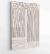 Canvas schilderij - Hand draw Organic shape design for wall framed prints, canvas prints, poster 1 -    – 1896605962 - 50*40 Vertical