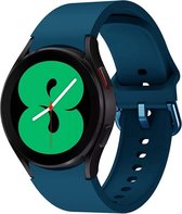 Samsung Galaxy Watch 4 - Silicone Bandje - Kleurrijke Gesp - Lichtblauw - 20mm