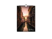 Editoo Venice/Venetië - Verjaardagskalender - A4 - 13 pagina's