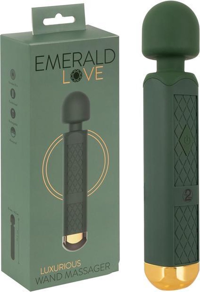 Luxe Wand Vibrator Luxurious - Groen - Sex Toys - Vibrators voor vrouwen - Wand Massager