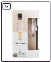 Royal Leerdam champagneglazen Vivencia - 18 cl - Champagneglazen - 4 stuks