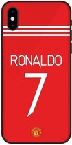 Ronaldo Manchester United hoesje iPhone X / Xs backcover softcase TPU