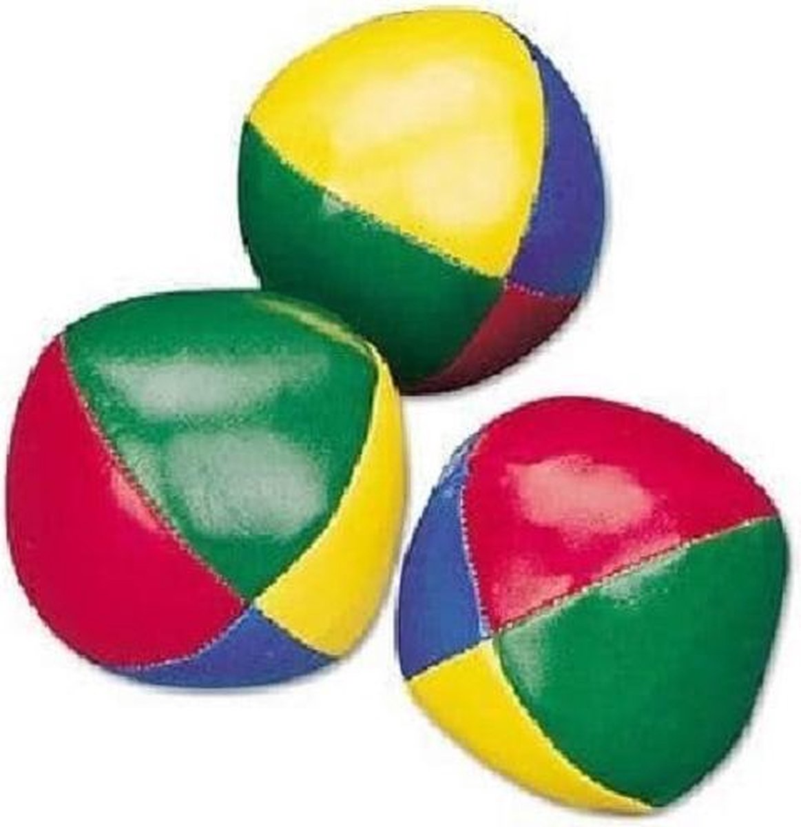 all Kids United® Jongleerballen in een set van 5; Professionele jongleerballenset in een jute zak; Zachte jongleerballen voor beginners & gevorderden met gratis e-book voor training