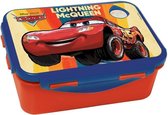 broodtrommel Cars jongens 17 x 12 cm rood/blauw