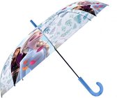 kinderparaplu Frozen 2 PVC 45 cm wit/blauw