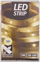 Usb Led Strip - Warm White - 1 Meter - 1 Stuk - 30 Led - Zelfklevend - Waterdicht - Ledstrip