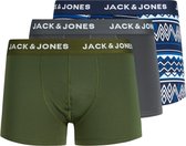 Jack & Jones felix microfiber 3P blauw & groen - XL