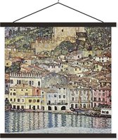 Porte-affiche avec affiche - Affiche scolaire - Paysage - Gustav Klimt - 90x90 cm - Lattes noires