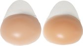Plak bh - Plack bh Push up - Zefklevende bh - plak bh cup B - Beige - MAGIC Bodyfashion Lift It's Latte Dames - Strapless bh - bh accessoires - bh voor open rug - BH zonder achterkant