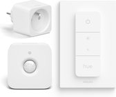 Philips Hue Combipack - Hue Smart Plug België, Dimmer Switch en Bewegingssensor voor Binnen - Slimme Stekker