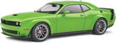 Dodge Challenger R/T Scat Pack (Groen) (27 cm) 1/18 Solido - Modelauto - Schaalmodel - Model auto - Miniatuurautos - Miniatuur auto